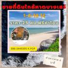 ขายที่ดิน ใกล้หาดบางเสร่ 