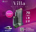 ให้เช่า คอนโด Villa ราชเทวี 70 ตรม. Duplex 1ห้องนอน2ห้องน้ำ รีโนเวทใหม่หมด สวยสุดๆ ใกล้ BTS พญาไท พร้อมเข้าอยู่เลยจ้า