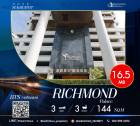 待售公寓 Richmond Palace Condominium 尺寸 144 平方米。3卧室，很大，楼层高，安静，适合家庭或投资