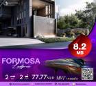 คอนโด Formosa ลาดพร้าว 7 2ห้องนอน ตกแต่งครบ ชั้นสูง พร้อมอยู่ ติด MRT ลาดพร้าว เดินทางสะดวกสบาย ใกล้ห้างหลายแห่งในย่านนั้น