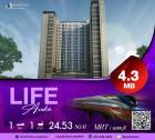 คอนโด Life Asoke ห้องสวย ชั้นสูง ติดกับศูนย์กลางธุรกิจ (New CBD) อโศก – พระราม 9  MRT เพชรบุรี และ Airport Rail Link มักกะสัน เดินทางสะดวก