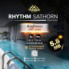 ขายห้องราคานี้ต่ำกว่าตลาด ตำแหน่งสวย ชั้นสูง คอนโด Rhythm Sathorn Narathiwas ใกล้ BTS ช่องนนทรี