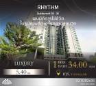 ขายห้องน่าลงทุนห้องตกแต่งสวย Rhythm Sukhumvit 36-3