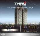 ขาย Thru Thonglor 1ห้องนอน 1ห้องน้ำ ห้องตกแต่งครบพร้อมเฟอร์นิเจอร์ครบ