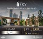 ให้เช่าคอนโด The Sky Sukhumvit ห้องใหม่กริบ ยังไม่เคยมีผู้เช่า  เพดานสูง 4.6 เมตร