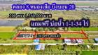 ที่ดินคลองแปด ซอยบึงบอน20 หนองเสือ ปทุมธานี 200 ตรว.