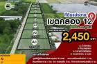 ขายที่ดินคลอง 12 หนองเสือ ขนาด642 ตรว.ราคา1.57Mฟรีโอน