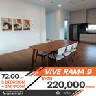 ว่างให้เช่าVIVE Rama 9 – บ้านที่ทำให้คุณรู้สึกเป็นเจ้าของทันทีบ้านเดี่ยว 3 ชั้น สุดหรู