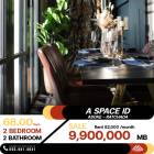 ขายคอนโด A Space ID Asoke - Ratchada2 ห้องนอน ห้องรีโนเวทใหม่ทั้งห้อง เจ้าของไม่เคยเข้าอยู่