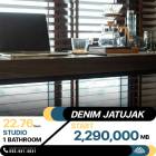 ขายด่วนคอนโด DENIM JATUJAK พร้อมตอบทุกสไตล์  ห้องสตูดิโอ 1 ห้องน้ำ 22.76 ตร.ม.