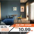 ขายลดราคาพิเศษ  2 ห้องนอน 2 ห้องน้ำ 56.75 ตร.ม. คอนโด The Line Jatujak ทำให้ชีวิตคุณเต็มไปด้วยความสุขและความสะดวกสบาย