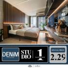 Condo DENIM JATUJAK ห้องสตูดิโอ 1 ห้องน้ำ ห้องให้เฟอร์นิเจอร์มาอย่างครบครัน ขายราคา 2.29 ล้านบาท