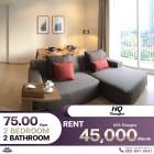 Condo HQ Thonglor เดินทางง่ายใกล้ BTS ทองหล่อ✨ ห้องเฟอร์นิเจอร์ครบ เช่าราคา 45,000 บาท