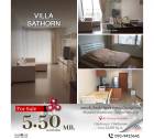 ขายVilla Sathorn ห้อง Layout กว้าง พื้นที่ใช้สอยเยอะ  ครัวเปิด เฟอร์นิเจอร์ครบ  พร้อมอยู่