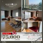 เช่าMagnolias Waterfront Residences  ห้องตกแต่งสวยหรูหรา ห้องใหญ่  พร้อมอยู่ วิวแม่น้ำเจ้าพระยา